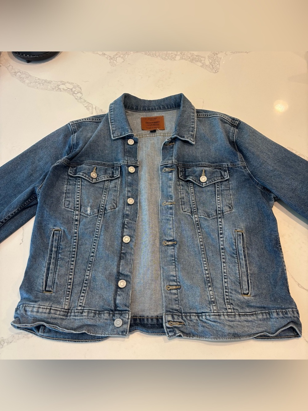 Lucky Brand the Tomboy Trucker Denim Jacket